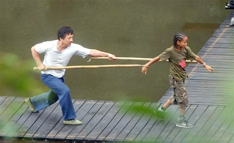 Set Pics: Jackie Chan and Jaden Smith in 'Karate Kid' Remake
