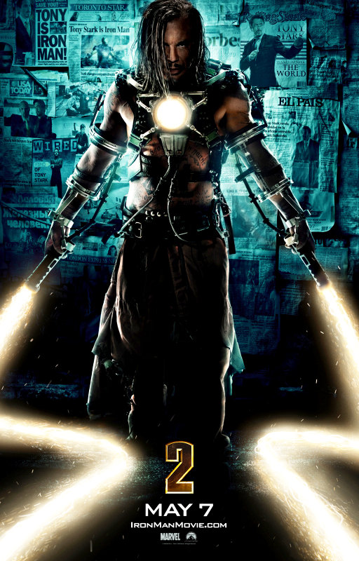 'Iron Man 2' Unleashes Whiplash Poster, Gives a Clue