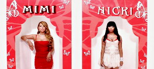 Pictures of Mariah Carey's 'Up Out My Face' Video Feat. Nicki Minaj