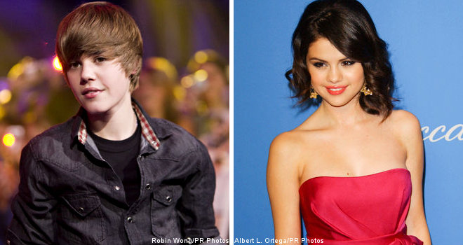 justin bieber younger days. Justin Bieber and Selena Gomez