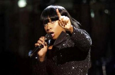 Jennifer Hudson took the stage to salute her senior Whitney Houston ...