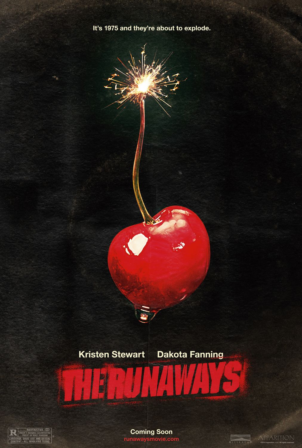 Fresh Teaser Poster for Kristen Stewart's 'The Runaways' Unveiled