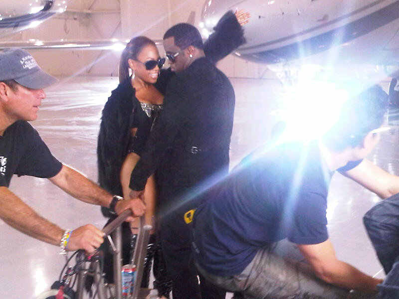 On-Set Pictures of Trina and P. Diddy's 'Million Dollar Girl' Video