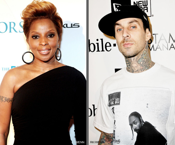 Mary J. Blige Goes Rock N' Roll With Travis Barker