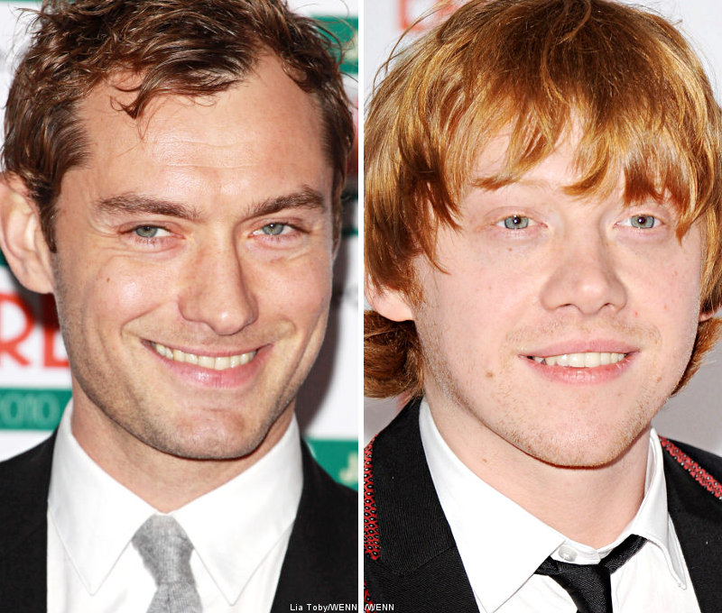 Jude Law and Rupert Grint Suit It Up at Empire Film Awards
