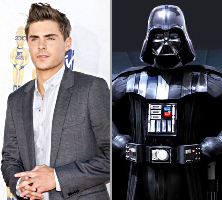 Zac Efron Voices Darth... Zac Efron