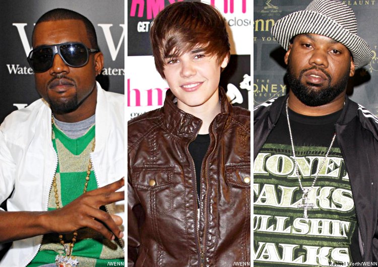 justin bieber zone. Kanye West and Justin Bieber