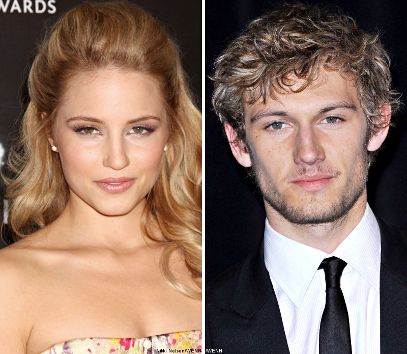 Dianna Agron and Alex Pettyfer Show Intimacy on 'Glee' Set