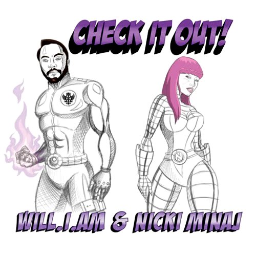 A cover art of Nicki Minaj's new single "Check It Out" has been unleashed. A cover art of Nicki Minaj's new single "Check It Out" has been unleashed.