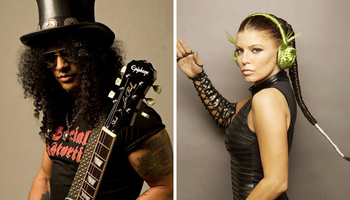 Slash and Fergie Debut Fergie Slash Video. Slash and Fergie Debut