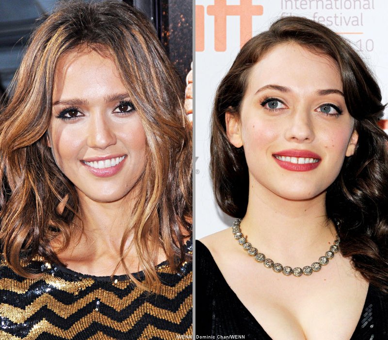 Factory store: Jessica Alba and Kat Dennings Nude 