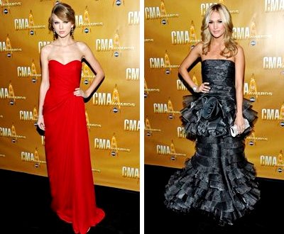 2010 CMAAs' Black Carpet Fashion Watch: Taylor Swift, Carrie Underwood and More