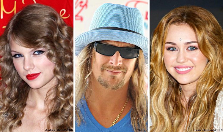 Taylor Swift, Kid Rock and Taylor Swift, Kid Rock and