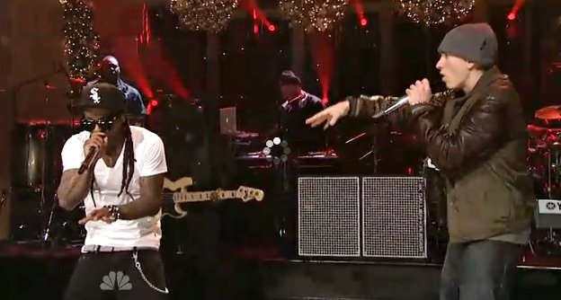 Lil Wayne And Eminem Snl. Video: Lil Wayne and Eminem#39;s