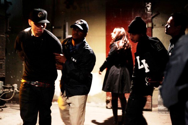Chris Brown Busted on 'Wonder Woman/Regular Girl' Video Shoot