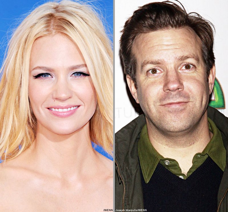 Distance Separates January Jones and Jason Sudeikis