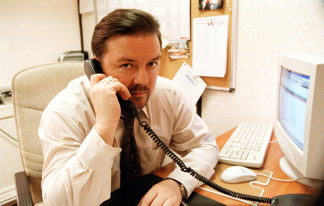 Ricky Gervais to Visit U.S. 'The Office' in a Blink