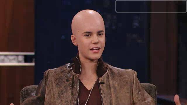 justin bieber bald. Justin Bieber Gets Shiny Bald