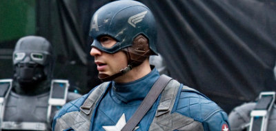 Chris Evans is a super soldier in 'Captain America: The First Avenger'