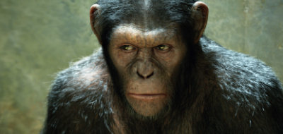 Andy Serkis is smart chimp Caesar in 'Rise of the Planet of the Apes' 