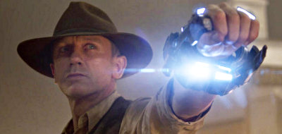 Daniel Craig is a cowboy facing aliens in 'Cowboys and Aliens'