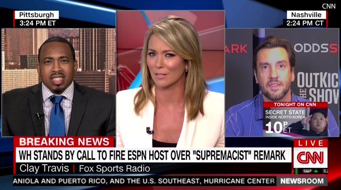 A CNN Anchor Cuts Short Interview With Clay Travis After Sexist 'Boobs' Comment