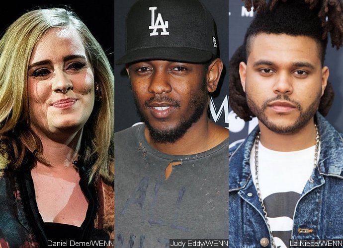 Adele, Kendrick Lamar, The Weeknd to Perform at Grammy Awards 2016