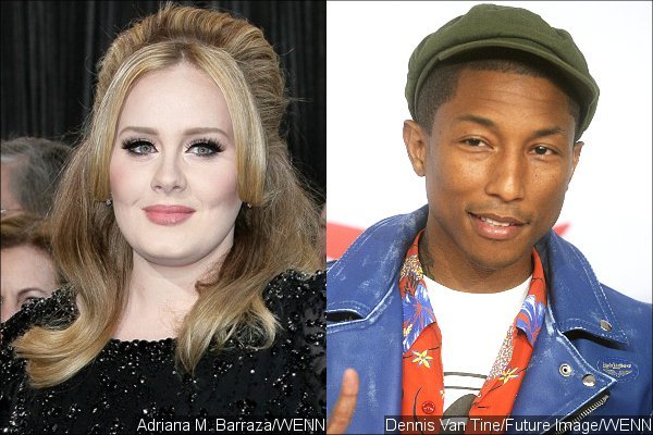 Adele Working With Pharrell on Her New Album