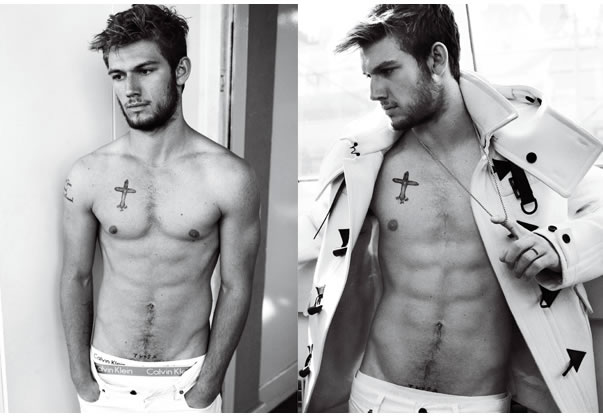 Alex Pettyfer's Tattoo Above