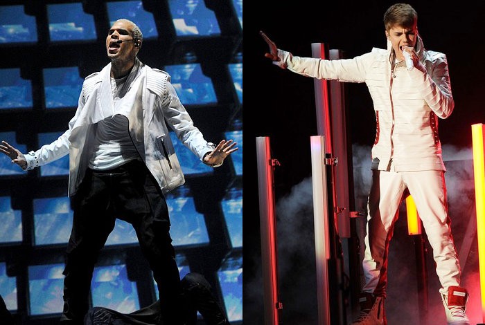 AMAS 2011: Chris Brown Goes Futuristic, Justin Bieber Gets Festive