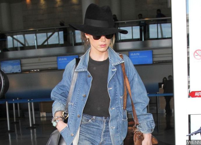 Amber Heard Looks Scary Skinny While Walking Through LAX