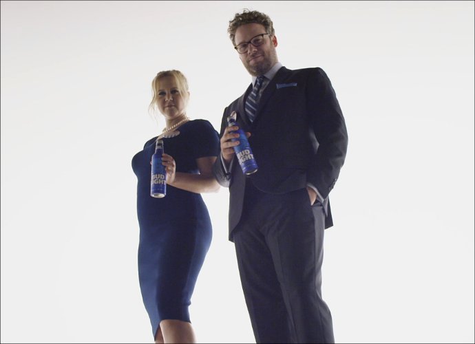 Watch Amy Schumer and Seth Rogen Rock Those Tights in Bud Light Ad