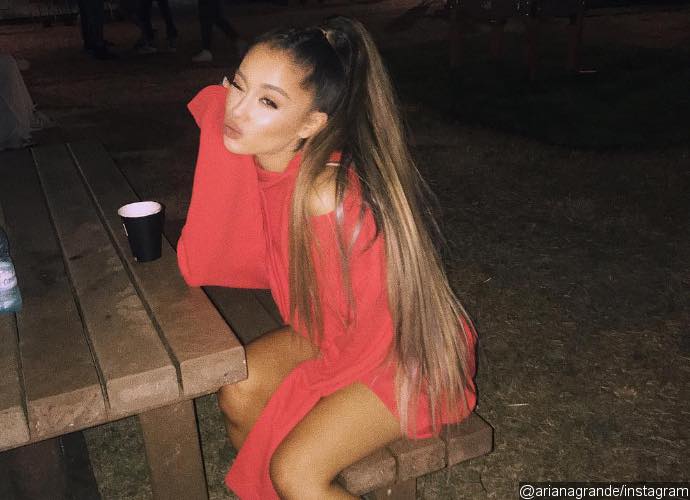 Harajuku Style! Ariana Grande Debuts Purple Bob Hair in Japan