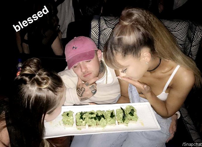 Ariana Grande Kisses Mac Miller and Sits on His Lap at VMAs After-Party