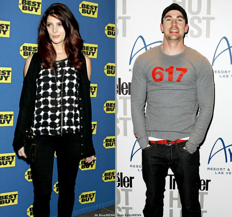 Ashley Greene Gets Flirty With Chris Evans