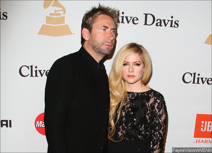 Exes Avril Lavigne and Chad Kroeger Show Affection at Clive Davis' Pre-Grammy Party