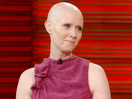 Bald Cynthia Nixon Stirs Up Controversy With Gay by Choice Remarks