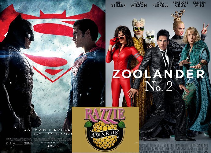 'Batman v Superman', 'Zoolander 2' Lead 2017 Razzie Award Nominations