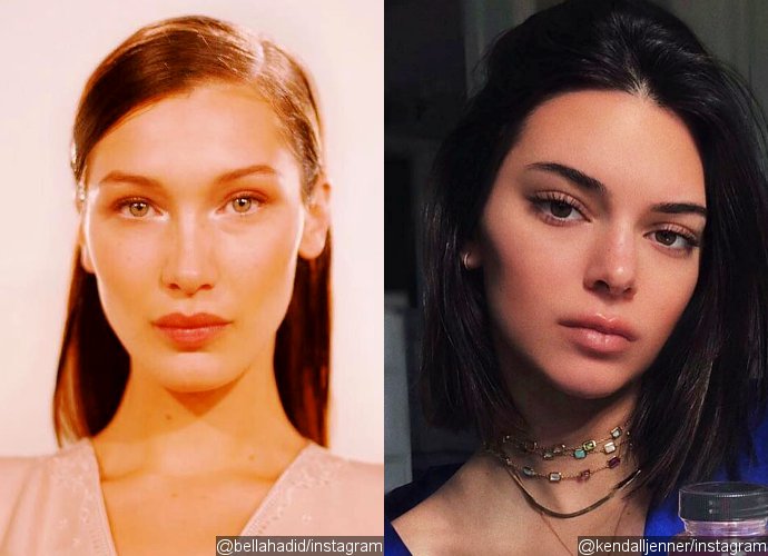 Bella Hadid and Kendall Jenner Hit the Beach Topless in New Throwback Photos