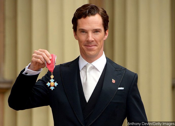 Benedict Cumberbatch Honored by Queen Elizabeth II at Buckingham Palace