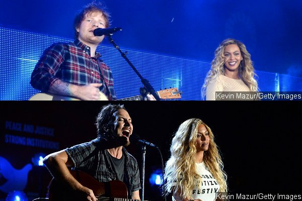 Beyonce Collaborates With Ed Sheeran and Pearl Jam at Global Citizen Fest
