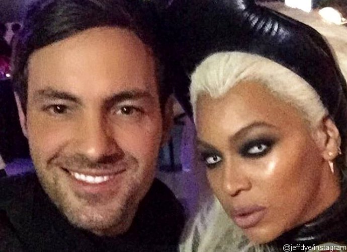 Beyonce Knowles Dresses Up as Storm at Halloween Party