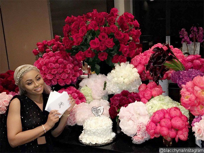 Blac Chyna Gets 28 Bouquets of Flowers From Rob Kardashian for Her Birthday