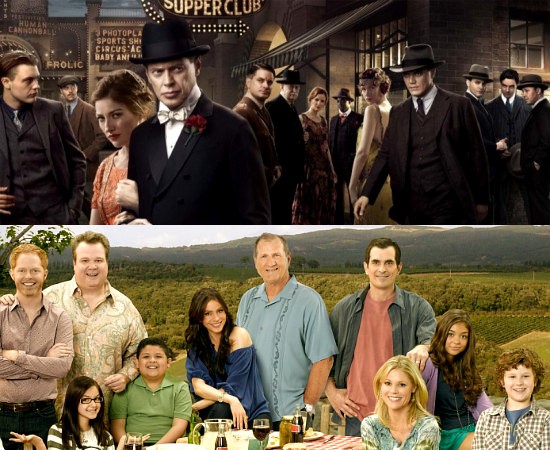 'Boardwalk Empire', 'Modern Family' Score WGA and PGA Award Nominations