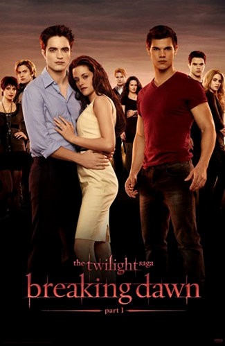 New 'Breaking Dawn Part I' Poster: Edward, Bella and Jacob Among the Cullens