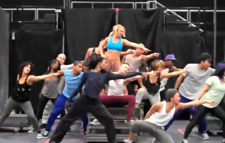 Britney Spears''Femme Fatale' Tour Rehearsal Footage Surfaces