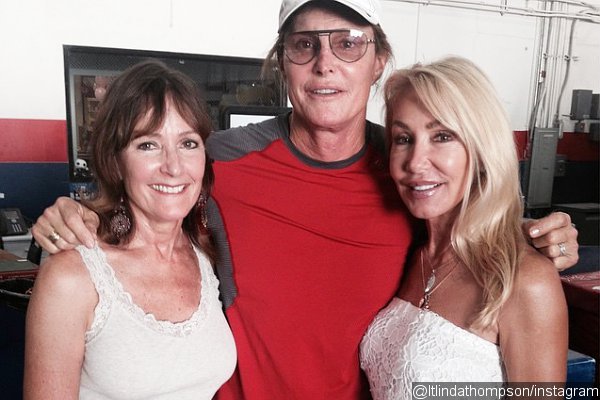 Bruce Jenner Takes Photo With His Two Ex-Wives