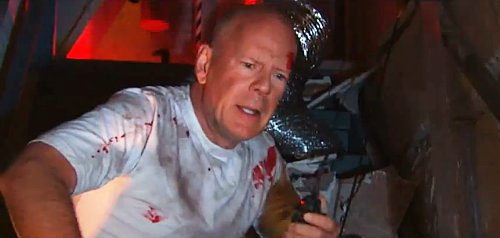 Bruce Willis Spoofs 'Twilight' Drama in Faux Clip of 'Die Hard 5'