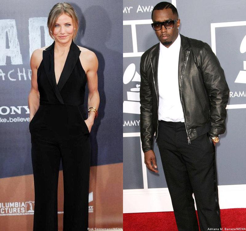 Report: Cameron Diaz Makes Out With P. Diddy at New York City Nightclub
