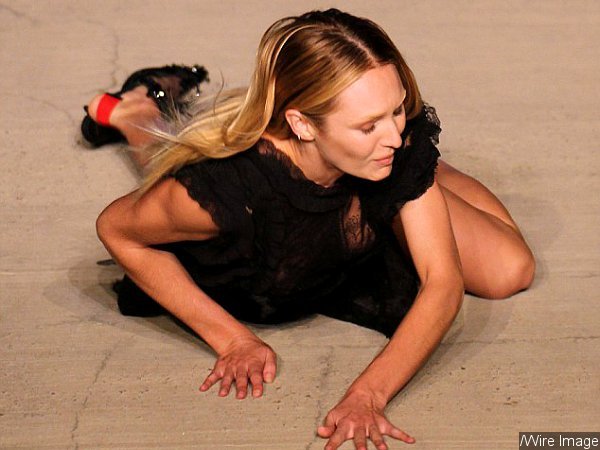 Candice Swanepoel Suffers Bloody Knees After Taking a Tumble on NYFW Runway